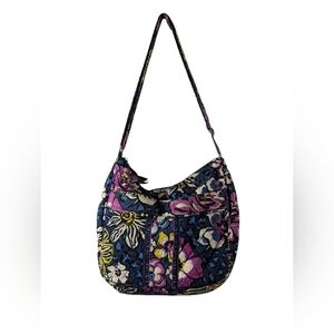Vera Bradley Satchel Cross Body Bag Purse African Violet